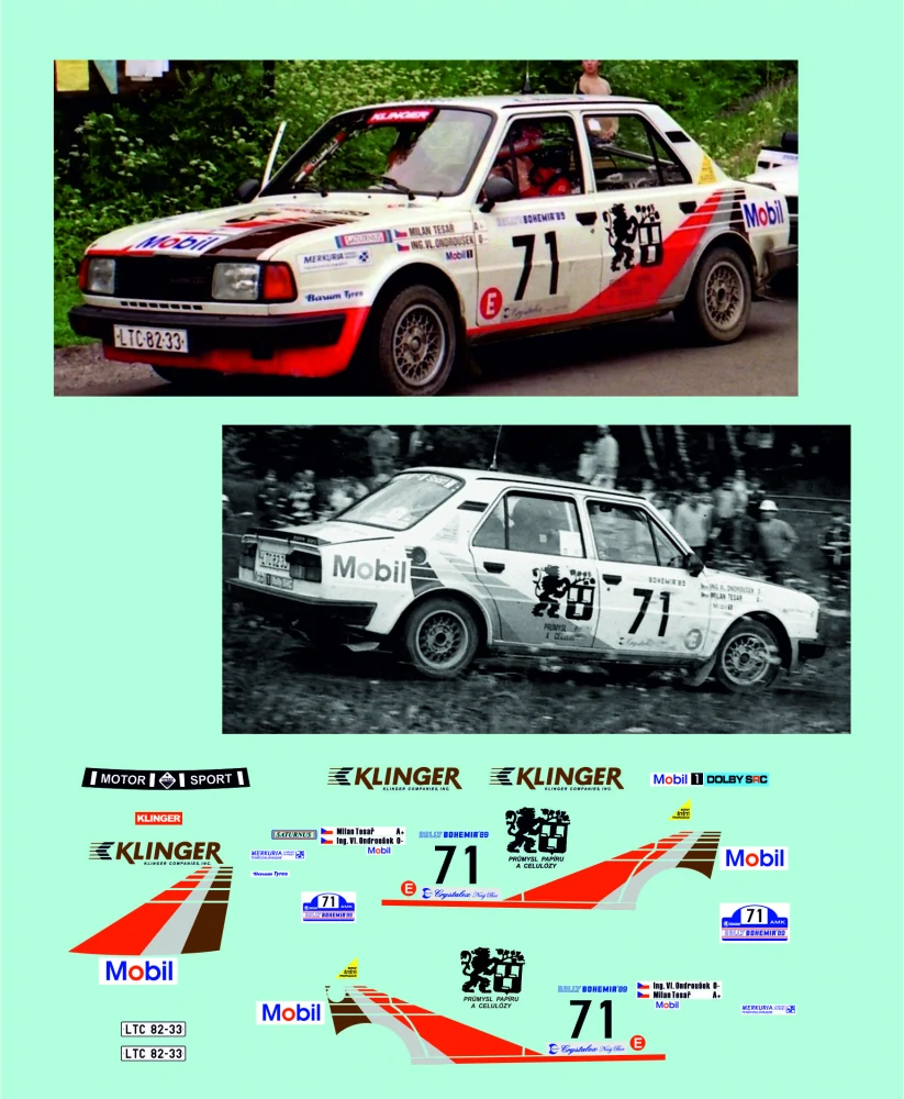 Š 130 L Tesař, Ondroušek Rally Bohemia 89 1 - 43