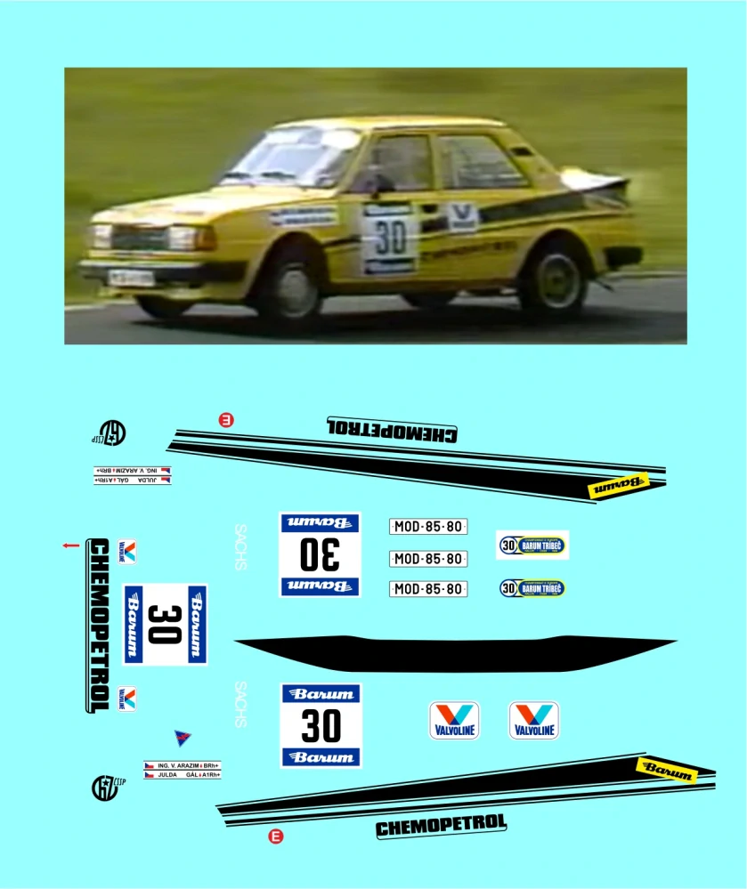 š 130LR Křeček, Motl Rac Rally1986 1-43