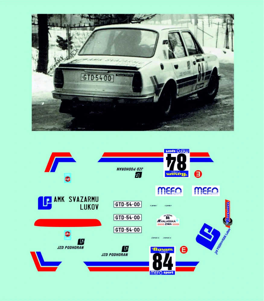 š 120 ls Sedlář - Častulík Valašská zima 1984 1 - 43