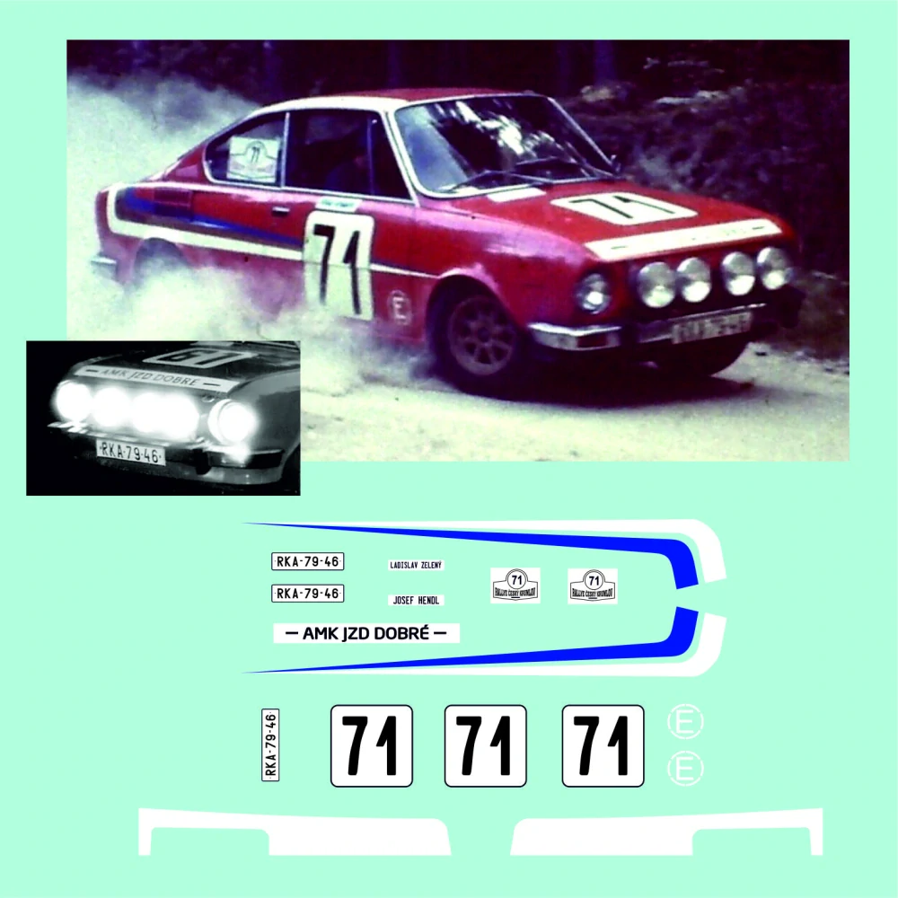 š 110 R Zelený rallye Český Krumlov 1981 1 - 43