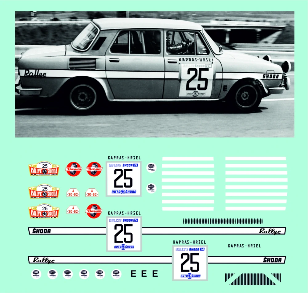 š 110R Kapras Hršel rallye Škoda 1974, 1 - 43