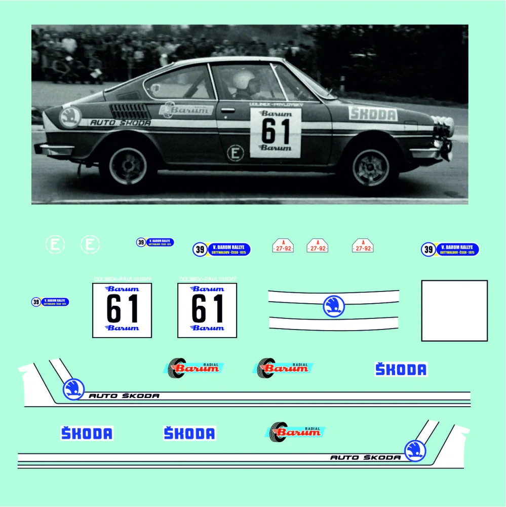 š 110R Šimek Landecký rallye Škoda 1974, 1 - 43