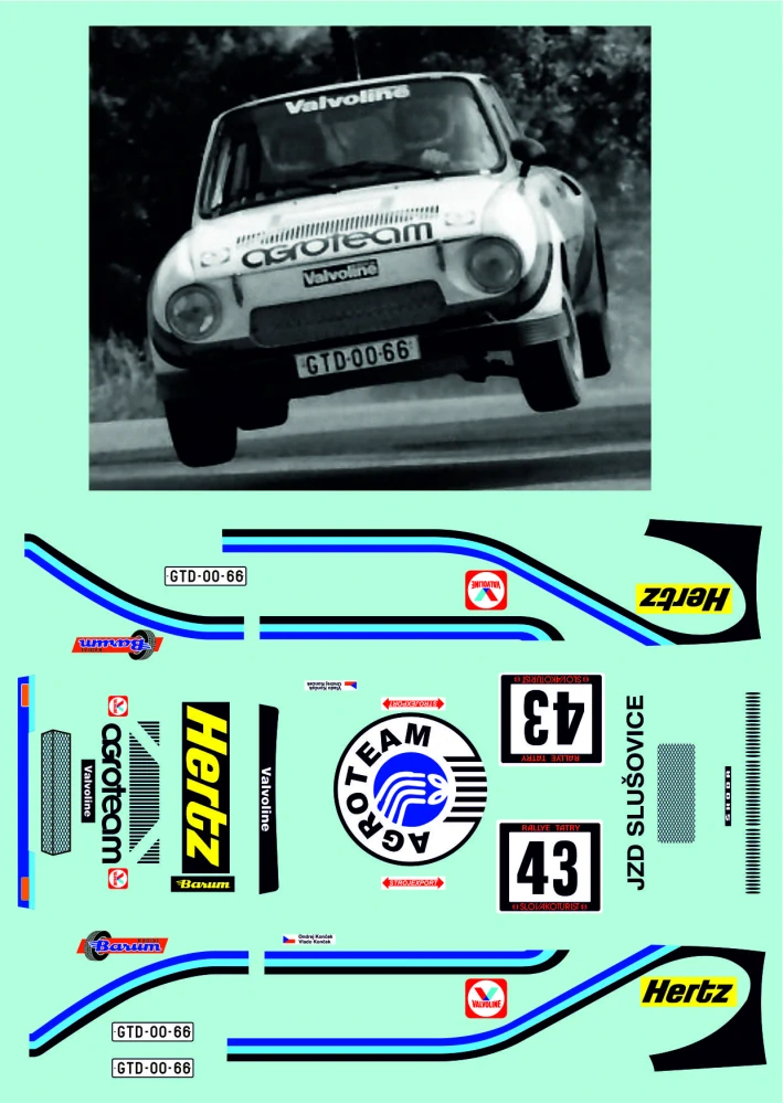 š 130 RS Konček - Konček Rallye Tatry 1983