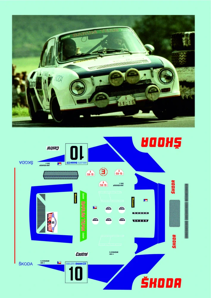 š 130 RS Kvaizar - Soukup rallye Škoda 1982 1 - 43