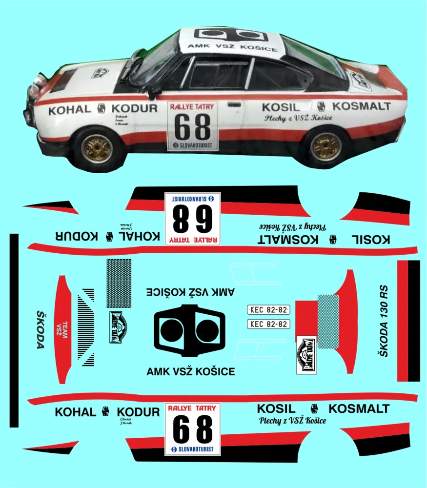 š 130 RS L.Horňák - J.Horňák Rallye Tatry1981 1-43