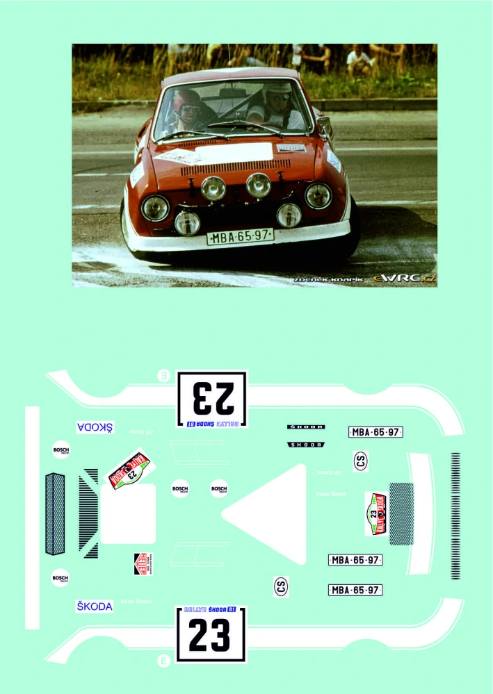 š 130 Šimek-Klíma rallye Škoda 1981 1 - 43