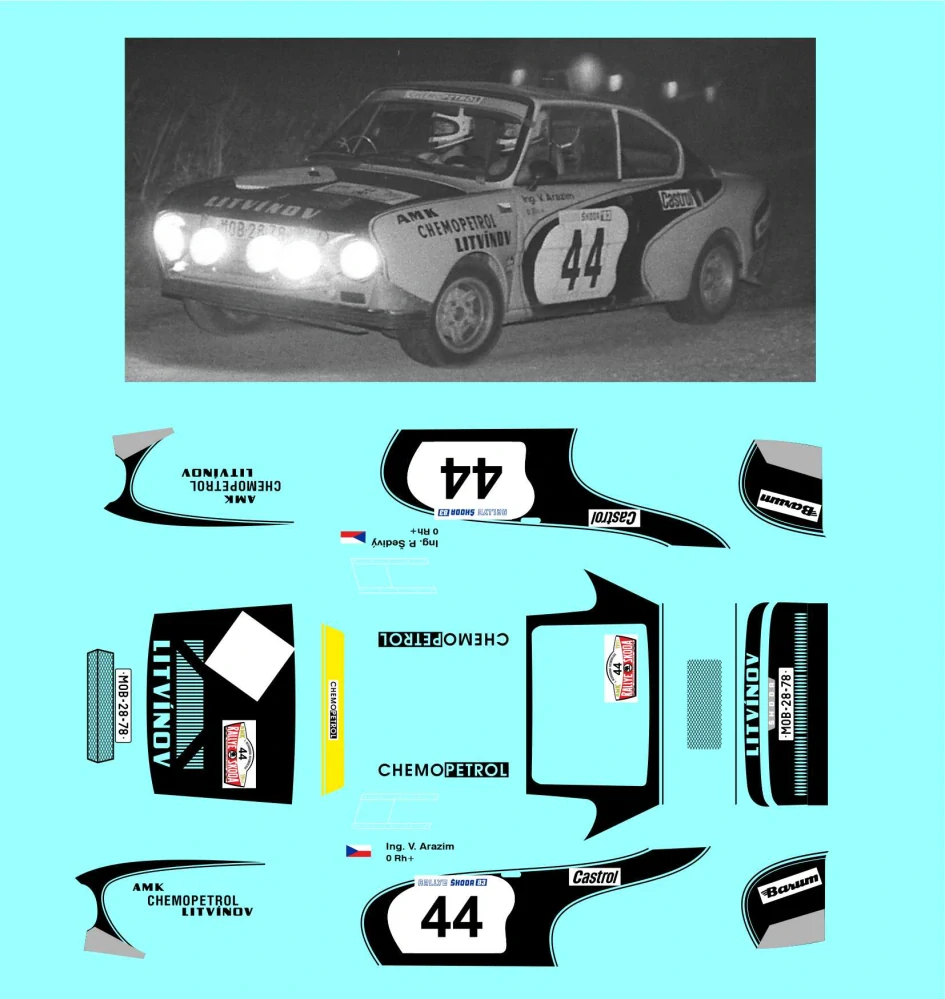 š 130RS Arazim - Šedivý rallye Škoda1983 1 - 43