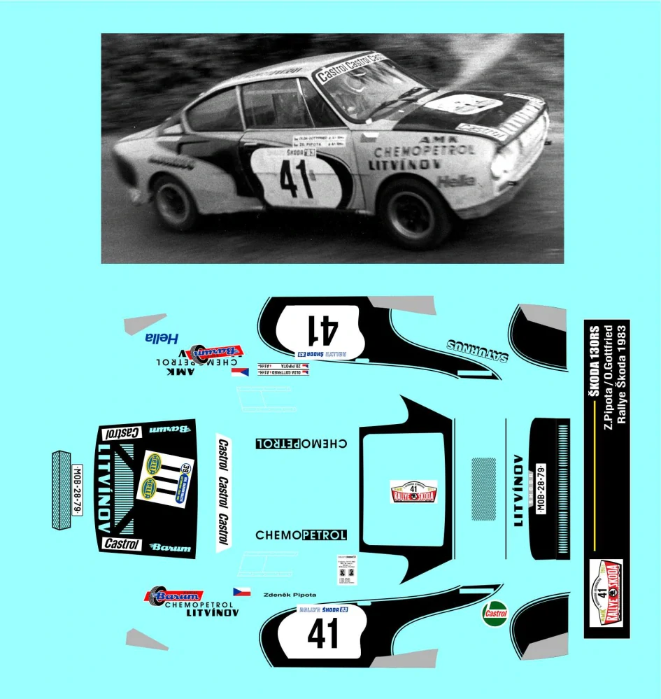 š 130RS Pipota Gottfried Škoda Rallye 1983 1 - 43