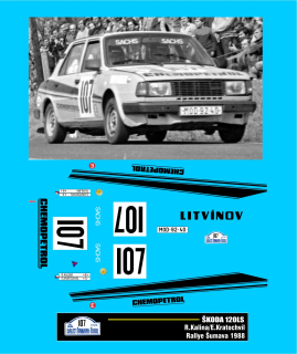 š 130LR Kalina - Kratochvíl  Rallye Šumava  1988  1 - 43