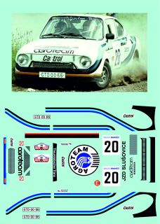 š 130 RS Konček - Konček Škoda rallye 1982